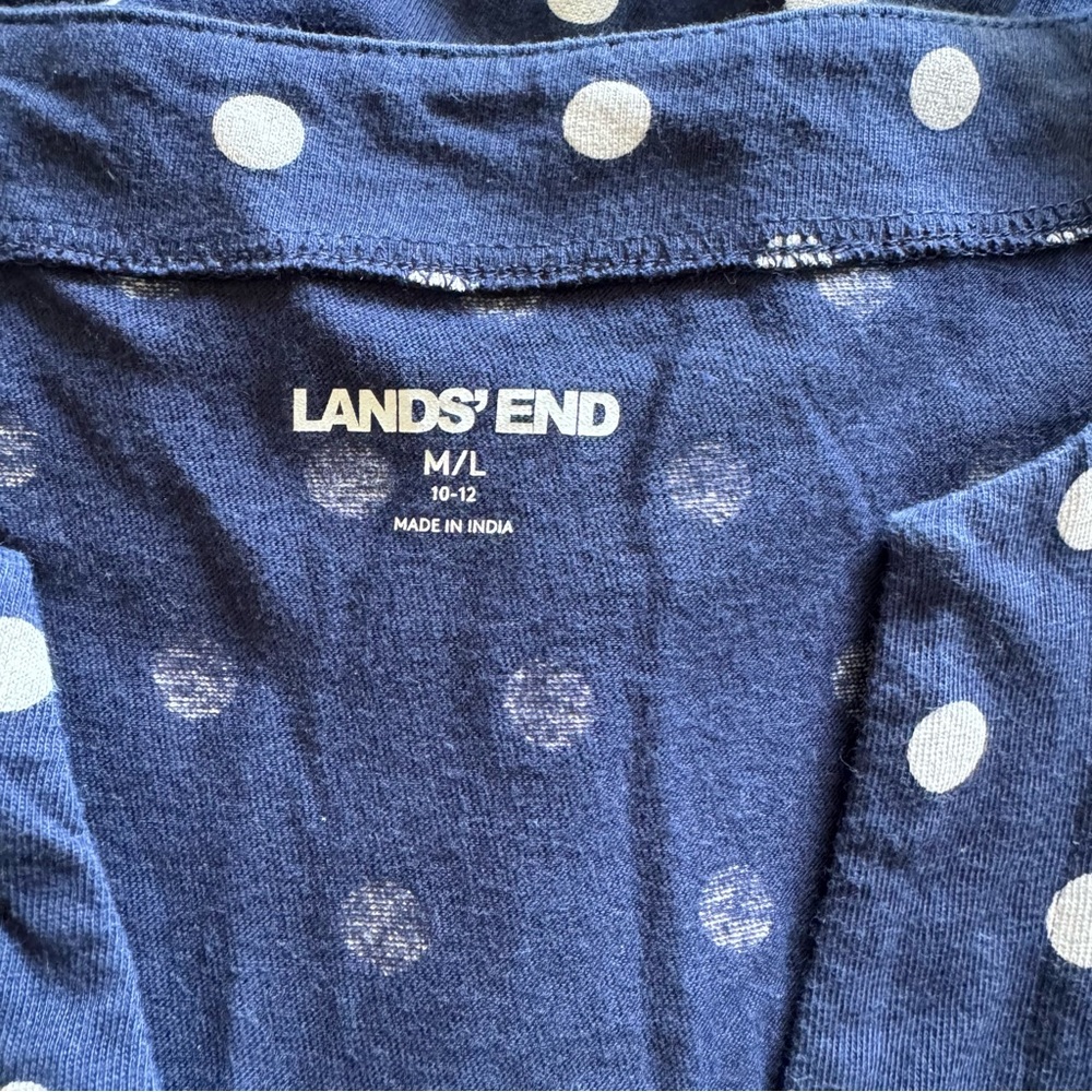Land’s End women’s size m/l polka dot dress - Picture 3 of 5